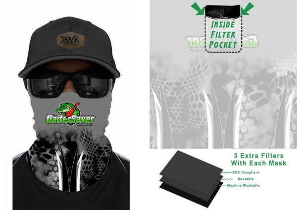 GaiterSaver Filtered Neck Gaiter Cold Weather - Dove Designs Pro