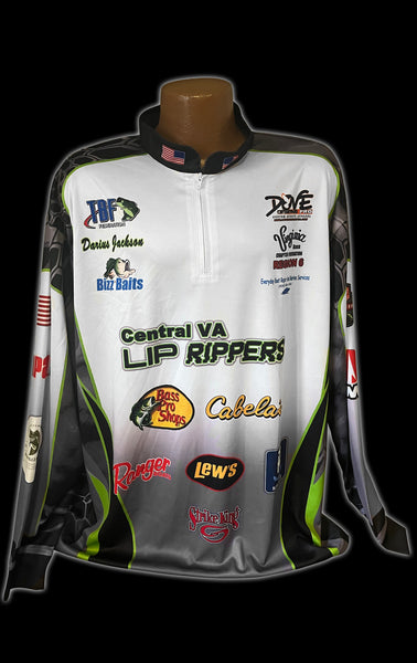 1/4 Zip Banded Collar Fishing Jersey (Team Pricing for 12+ Jerseys)