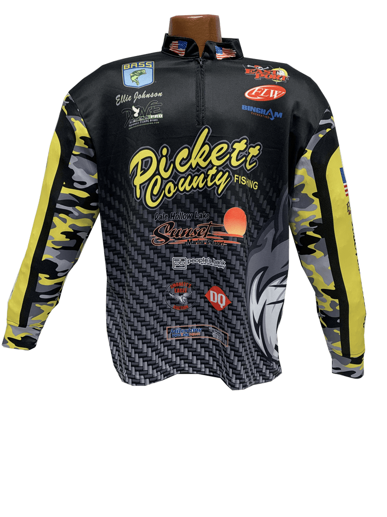 1/4 Zip Banded Collar Fishing Jersey (Team Pricing for 12+ Jerseys)