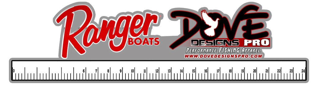 Boat Carpet Decal Fishing Ruler – Dove Designs Pro