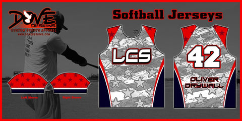 Softball Jersey (Team Pricing for 12+ Jerseys) - Dove Designs Pro